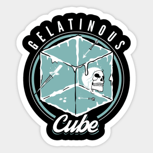 Gelatinous Cube Sticker